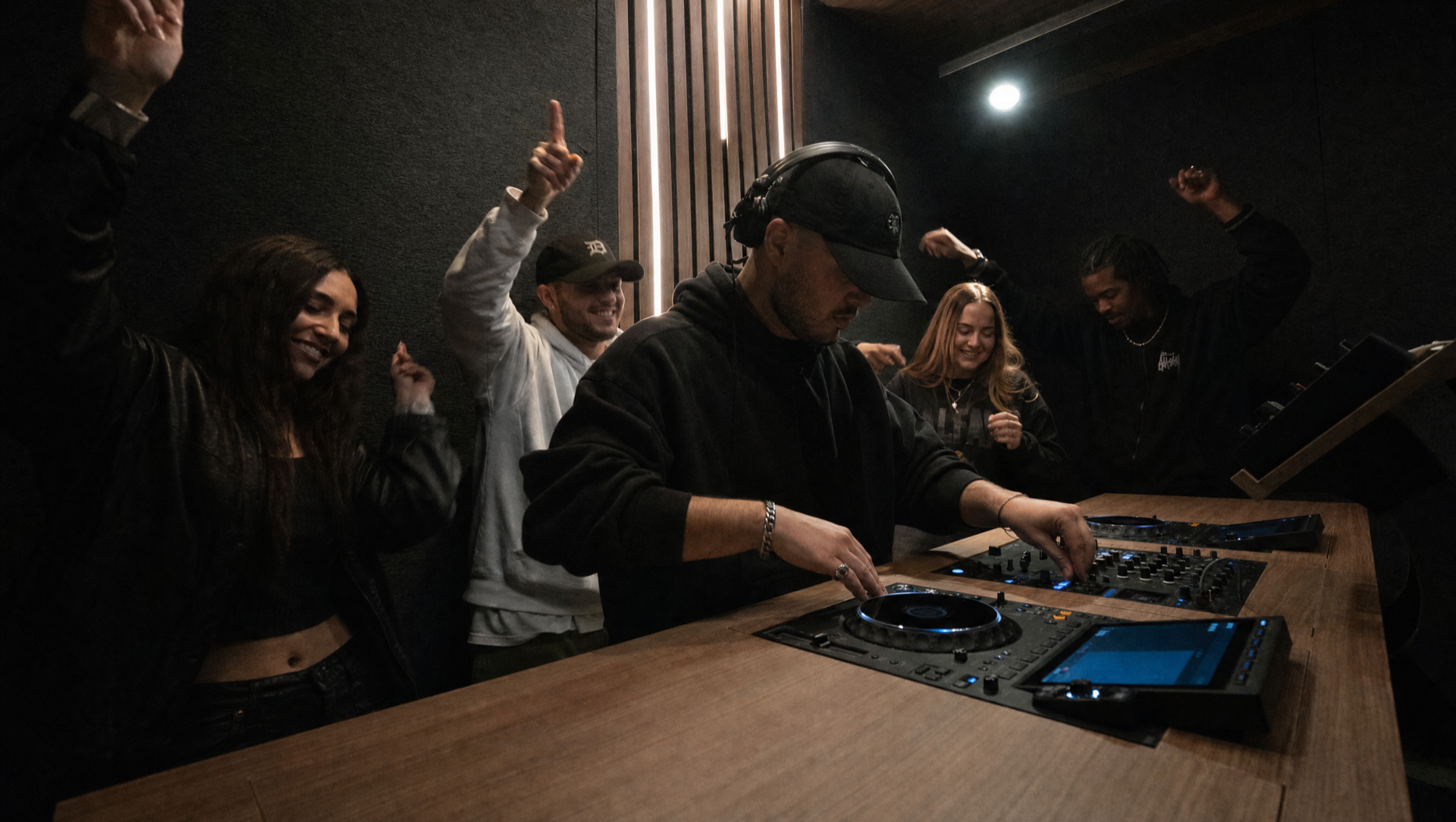 DJ studio session